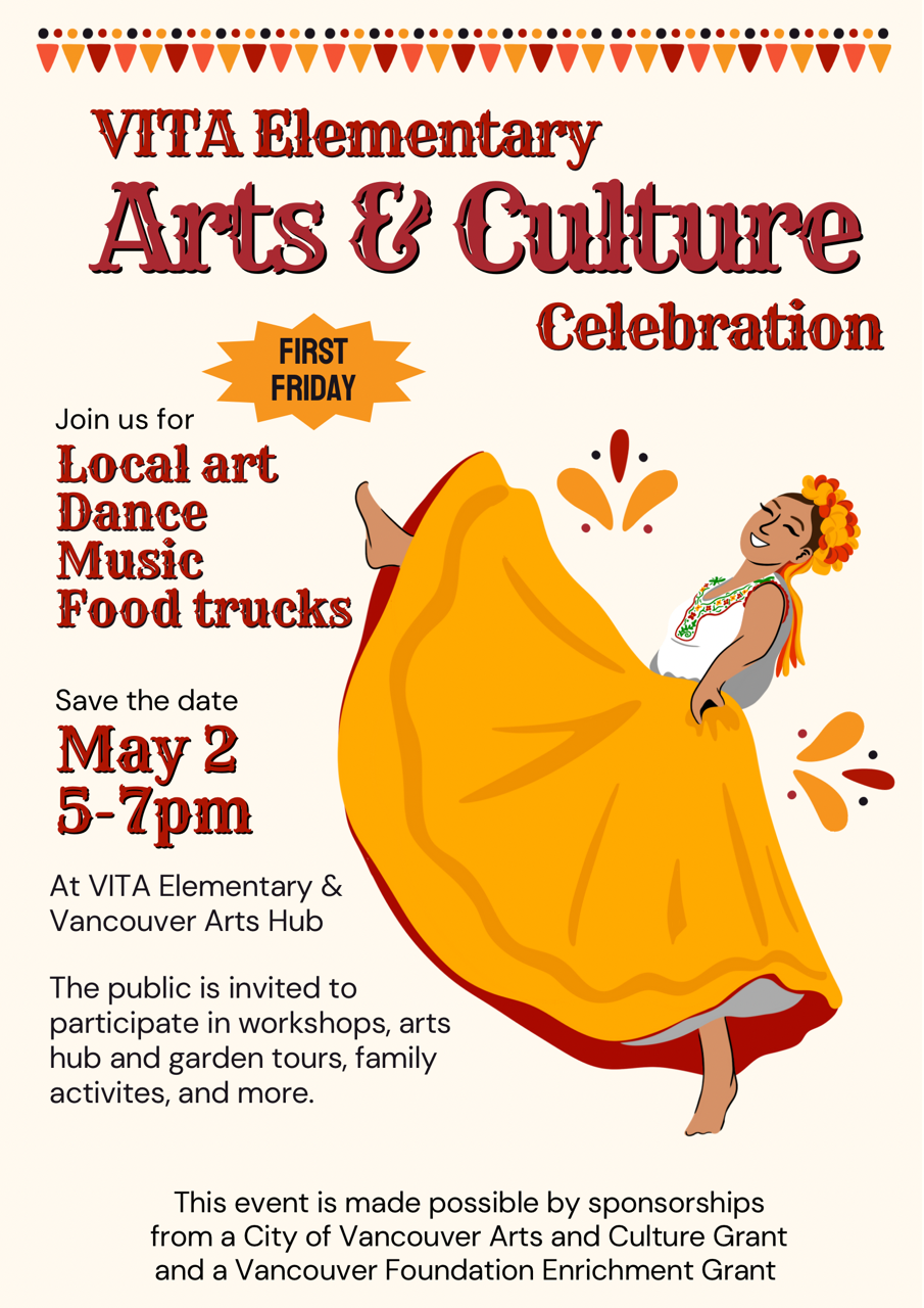 VITA Elementary Arts and Culture Night Flyer